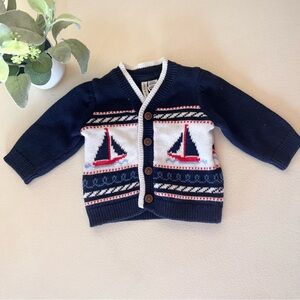 The Set Sail baby cardigan